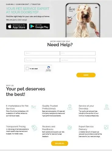 PawPurrfect — Pet care marketplace